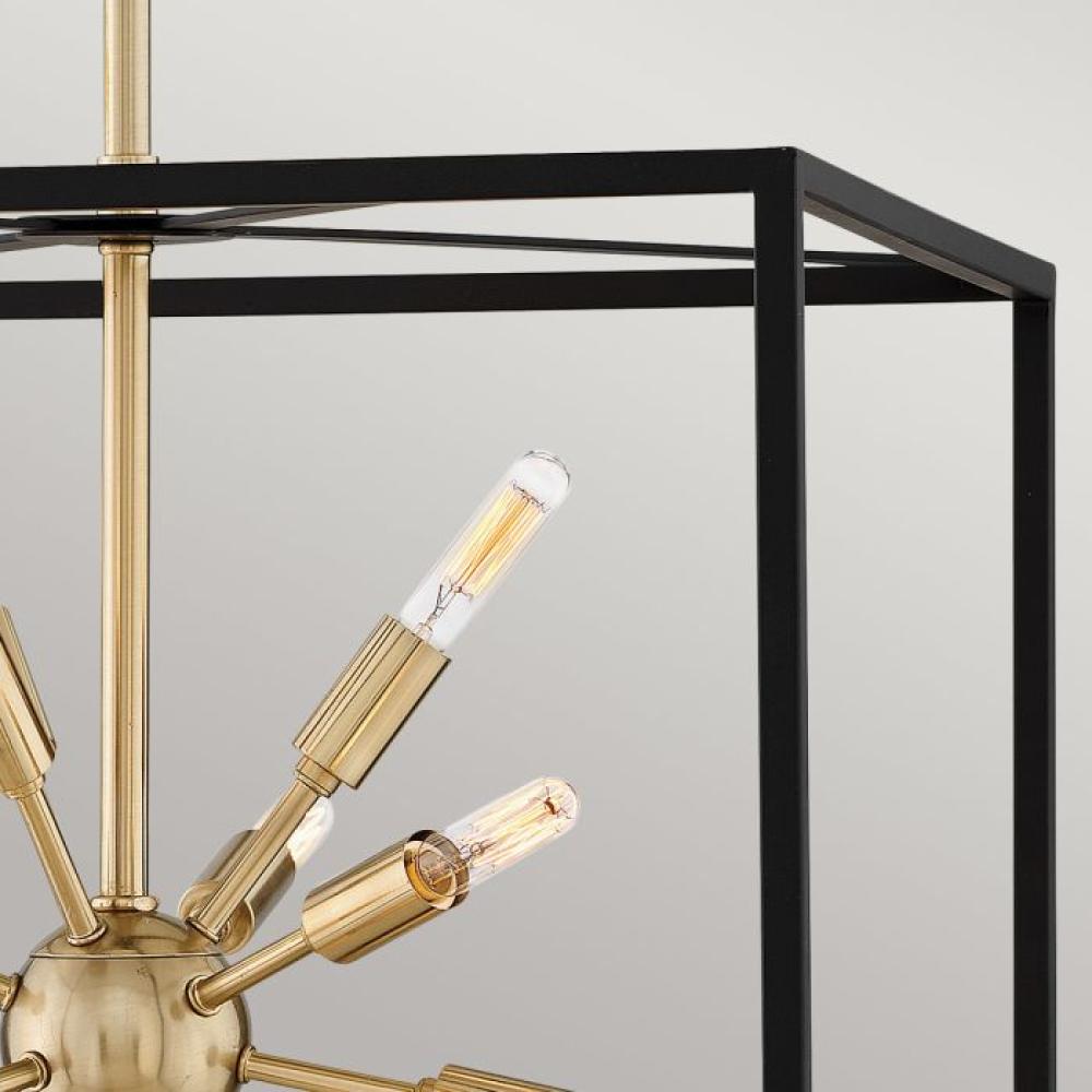 lampa vilagitas fuggesztett keretes fekete arany modern.jpg